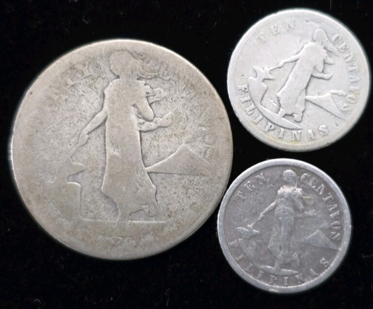Read more about the article 1904 and More Lot Of Silver Coins Philippines 50 and 10 Centavos
