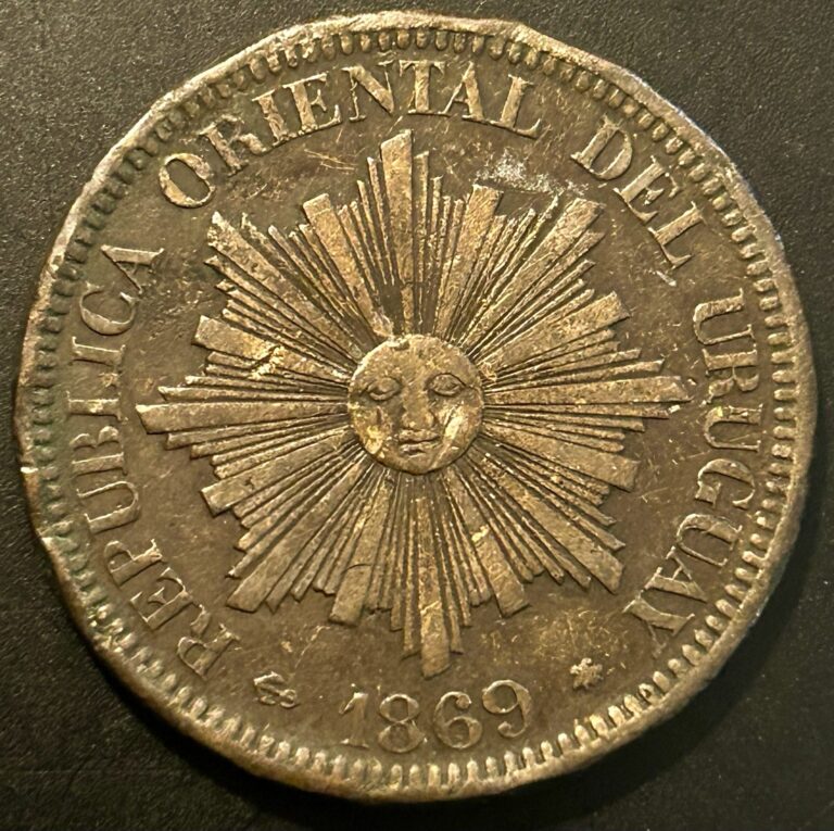 Read more about the article 1869-A Uruguay 4 Centesimos