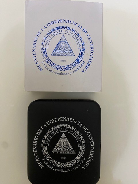 Read more about the article NICARAGUA Commemorative Coin 60 Years of Independence Bicentenaro 2020 GENUINE