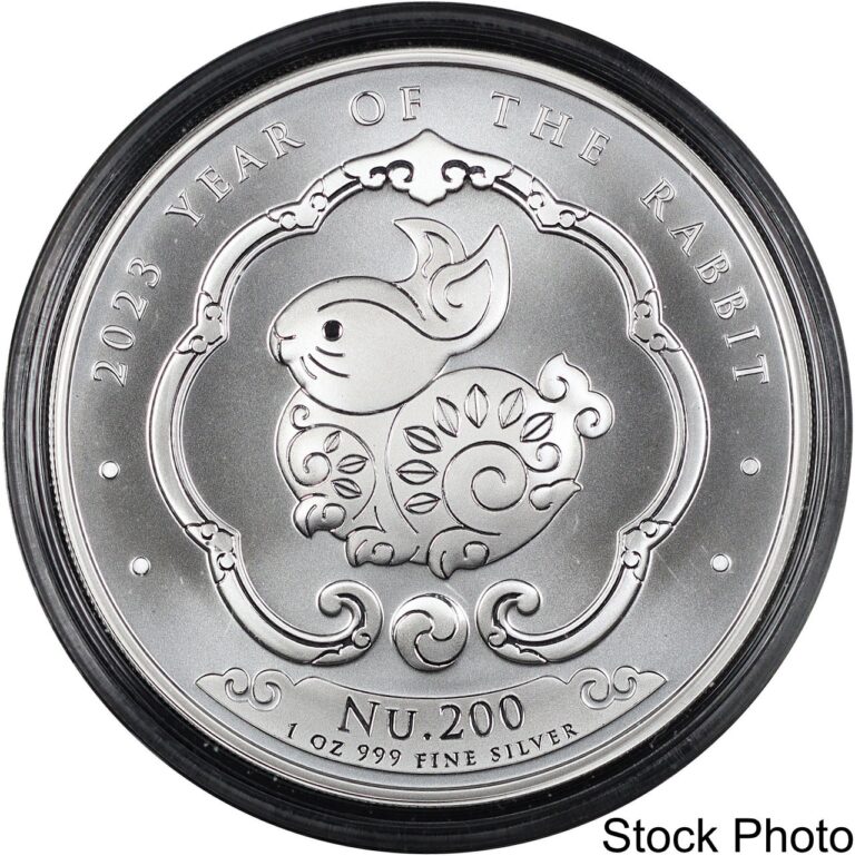 Read more about the article 2023 Bhutan Nu.200 Lunar Year Of The Rabbit 1 oz .999 Fine Silver BU Coin