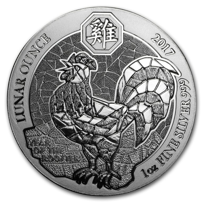 Read more about the article 2017 Rwanda 1 oz Silver Lunar Year of the Rooster BU