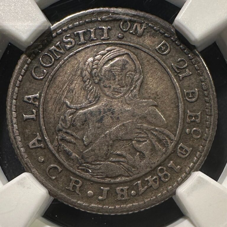 Read more about the article 1847 JB Costa Rica Provisional Real NGC VF Details Sharp Strike Original Surface