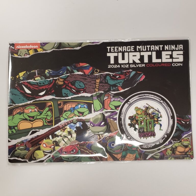 Read more about the article 2024 $1 Tuvalu 1 oz .9999 – Teenage Mutant Ninja Turtles Colorized – SKU-Q1877