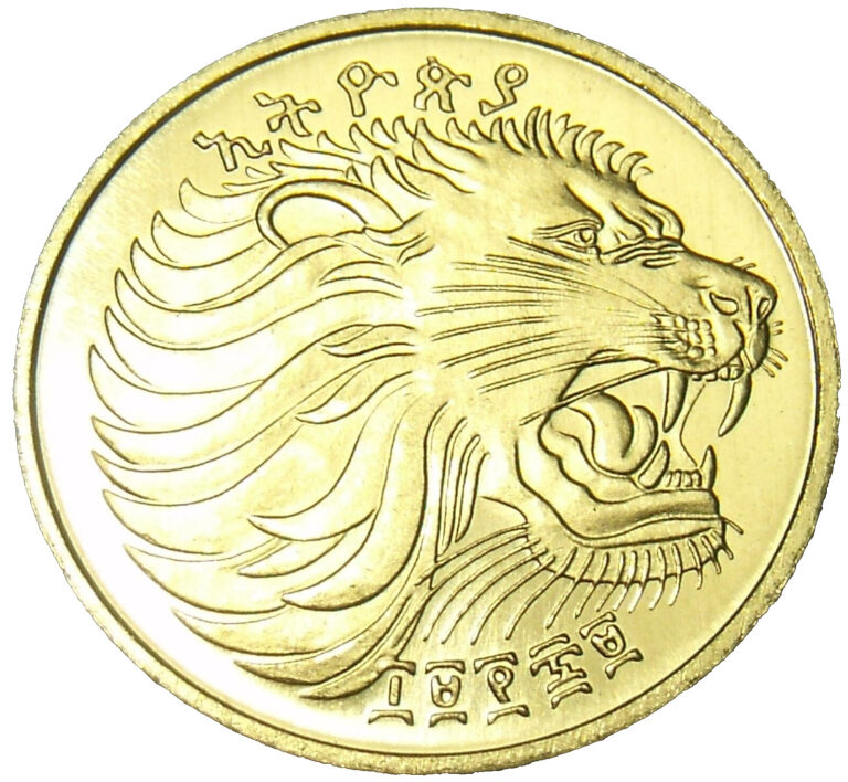 Read more about the article Ethiopia Gem Unc EE 1969(77) F.A.O. Issue 1 Cent~Roaring Lion~Free Shipping
