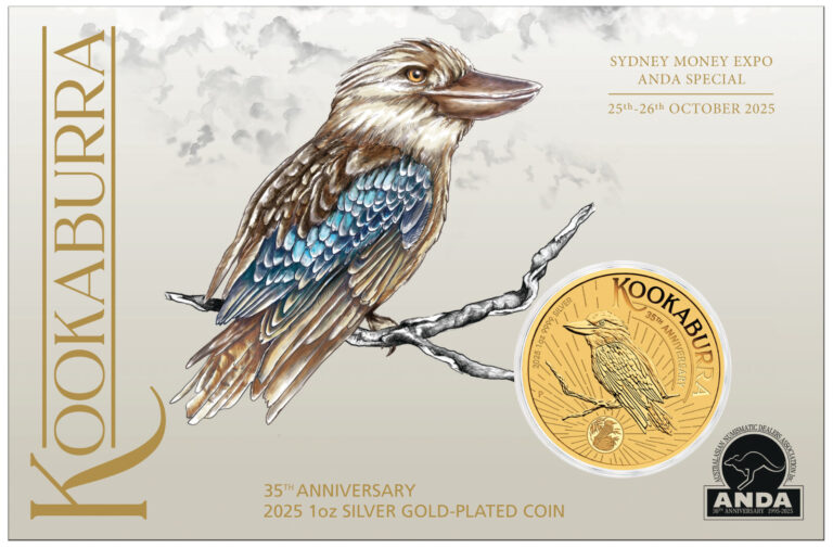 Read more about the article Sydney Money Expo ANDA Special Kookaburra 2025 1oz .9999 Silver G-P Coin