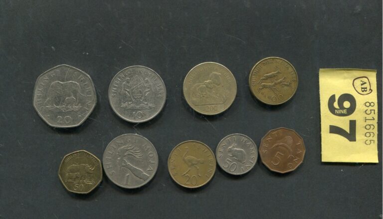 Read more about the article Set of  9 coins of   Tanzania