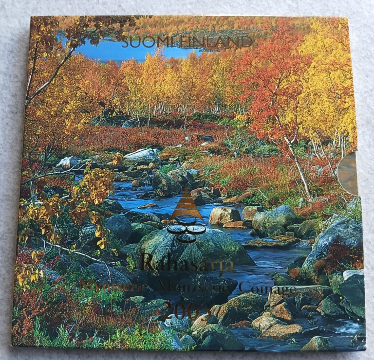 Read more about the article Finland 2003 Euro Coin Set BU – 8 Coins (1 c‑2 €) Official Mint Issue