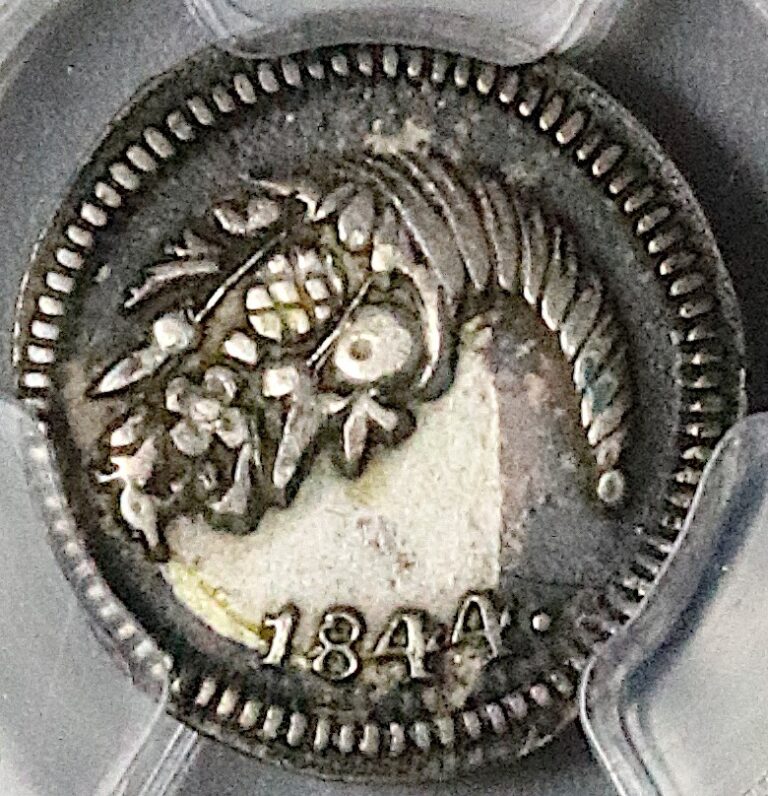 Read more about the article 1844 PCGS XF 45 Colombia 1/4 Real Bogota Mint Silver Coin POP 1/0 (25100201C)