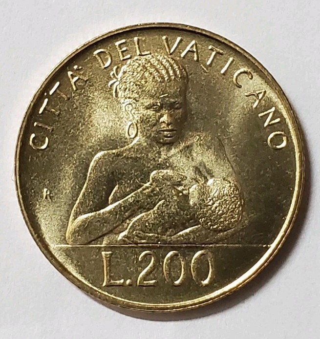Read more about the article 1992 Vatican City 200 Lire Coin
