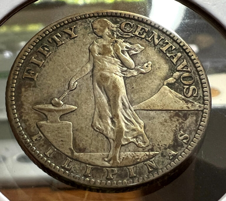 Read more about the article 1919  PHILIPPINES SILVER 50 CENTAVOS BETTER DATE