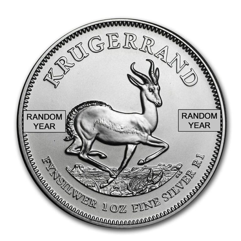 Read more about the article South Africa 1 oz Silver Krugerrand (Random)