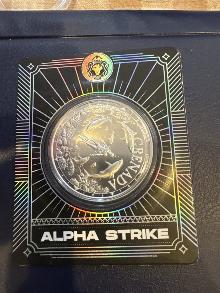Read more about the article 2024 Grenada 1 oz Silver Coin Alpha Strike – 56 Of 249 Minted. 🔥🔥🔥🔥🔥