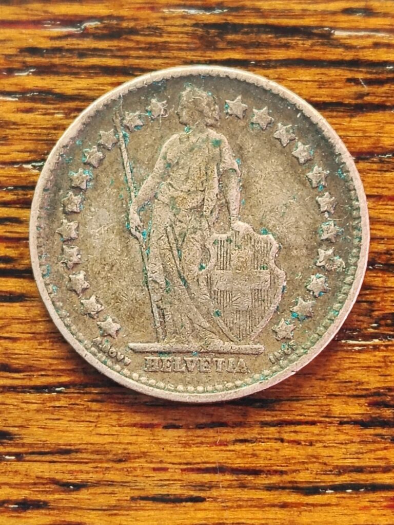 Read more about the article 1920 Switzerland 1/2 Franc Silver Coin Free Shipping