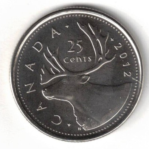 Read more about the article 2012 Logo Canadian Brilliant Uncirculated 25 Cent Coin!