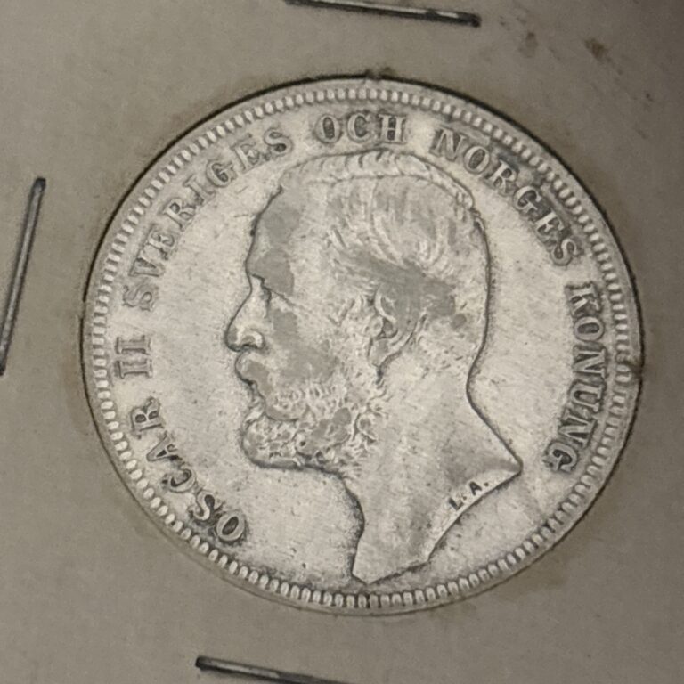 Read more about the article P58 Silver Sweden 1898 Krona Beautiful Coin