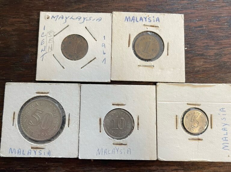 Read more about the article World Coins – 5 1960s Malaysian Coins