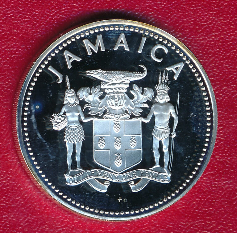 Read more about the article JAMAICA 1980 10 DOLLARS COMMEMORATIVE PROOF SILVER COIN **GEM PROOF** FREE SHIP!