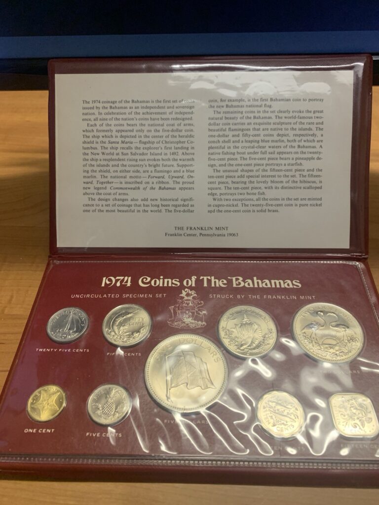 Read more about the article 1974 Coins Of The Bahamas Specimen Set Franklin Mint