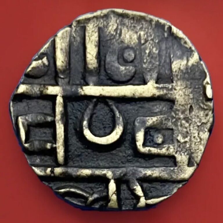 Read more about the article 1790-1820 Bhutan 1/2 Rupee  Old Bronze Coin  Hammered  Deb Period I.