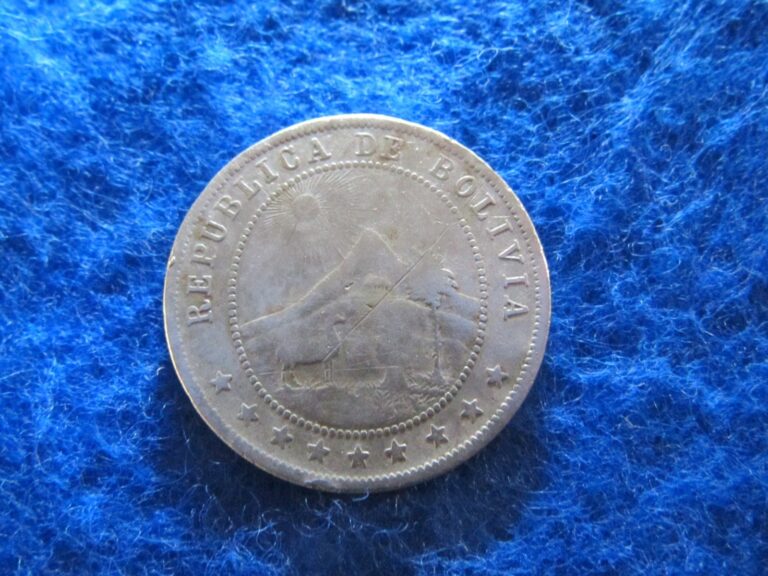 Read more about the article 1897 Bolivia 10 Centavos – Scarce One Year Type – Toning