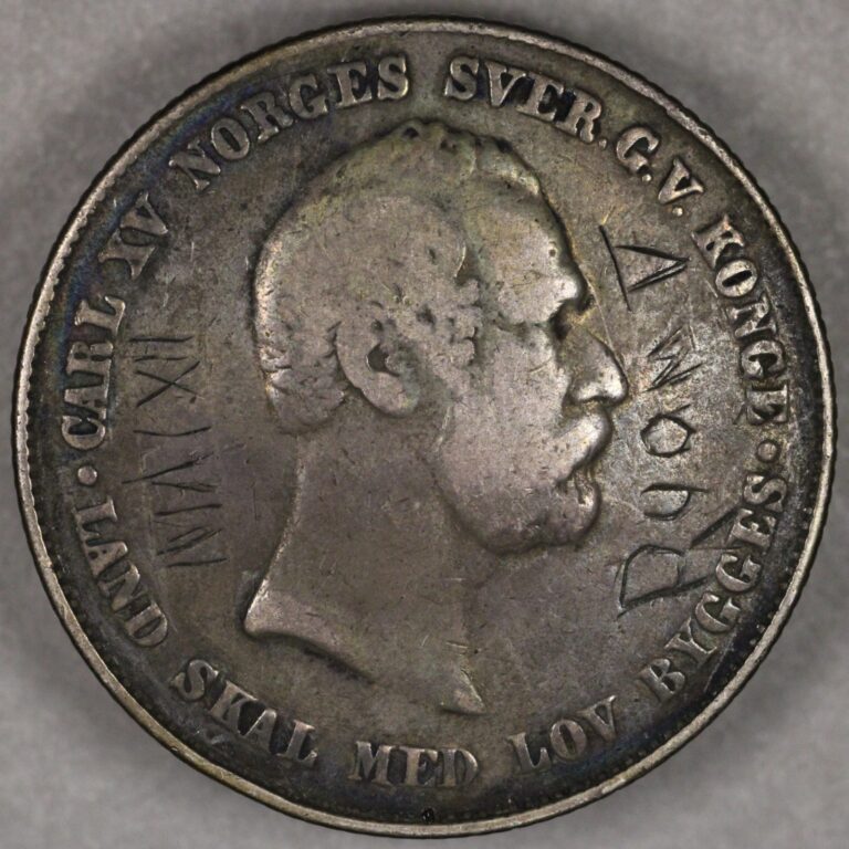 Read more about the article 1861 Norway Silver 1 Speciedaler -Graffiti-