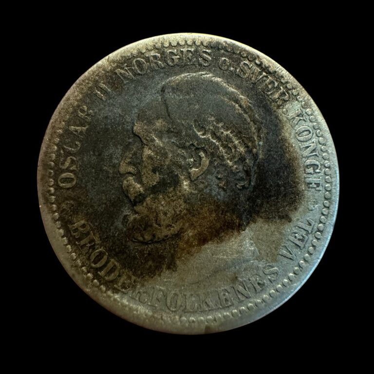 Read more about the article Norway 50 Øre 1897 Silver Coin – Details Bargain