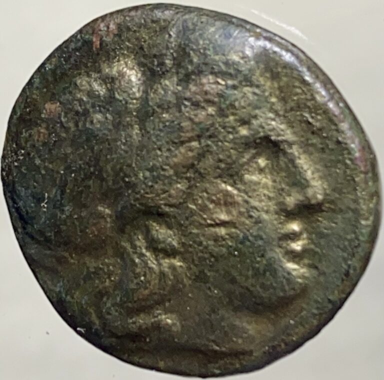 Read more about the article Ancient Greek Kingdom of Macedon Coin Cassander 317BC-305BC Nice Details Greece