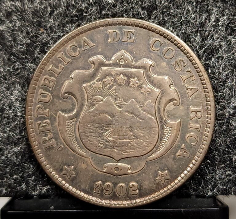Read more about the article 1902 Costa Rica 50 Centimos No Counterstamp – Very Rare