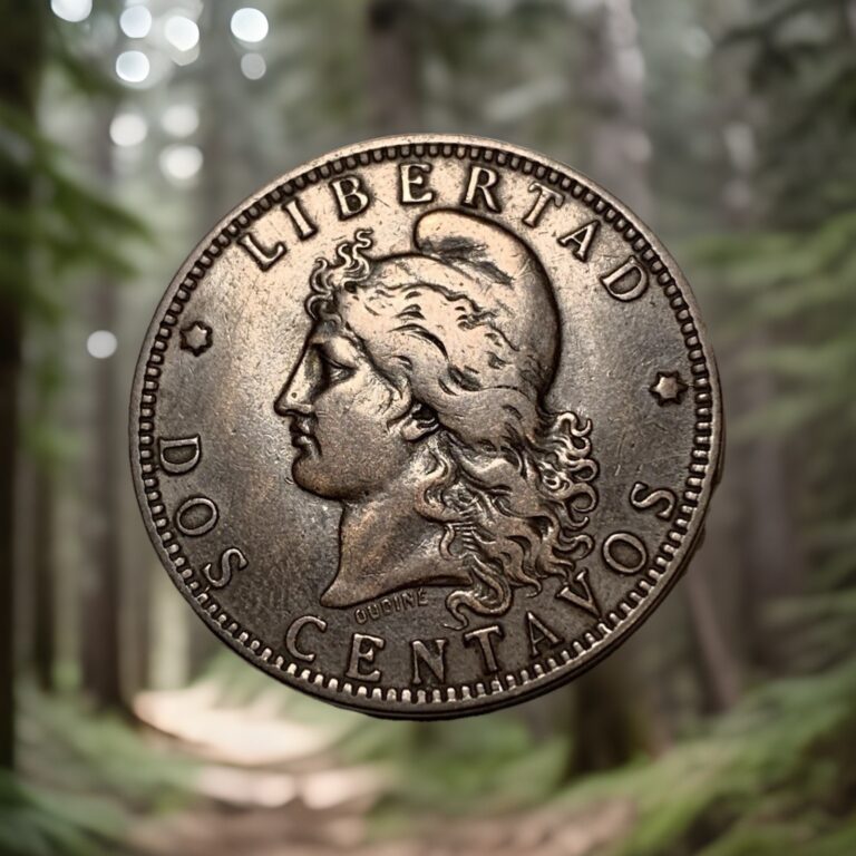 Read more about the article 1891 Argentina 2 Centavo – Nice Coin – Bronze