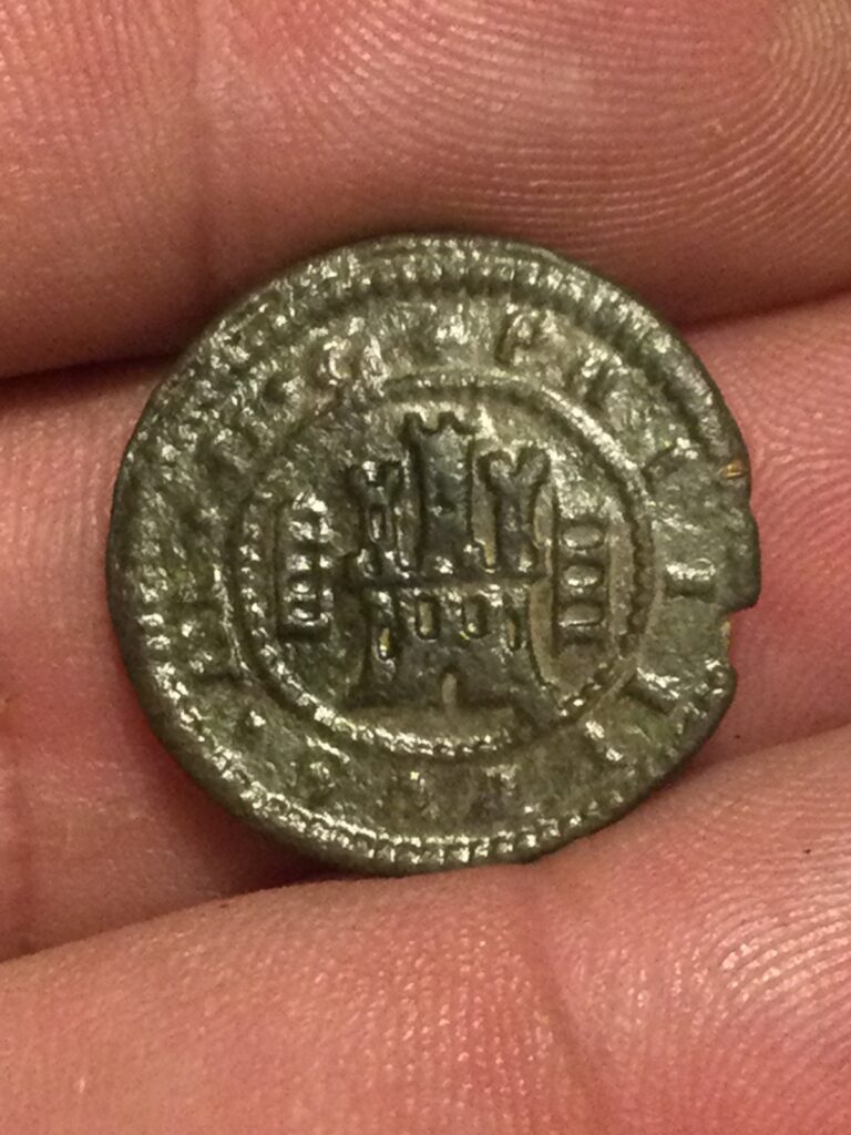 Read more about the article 1618 Coin King Philip III Spanish Pirate Era 4 Maravedis