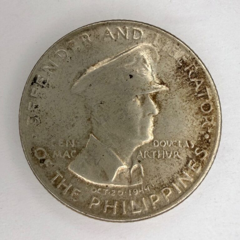 Read more about the article 1947-S Philippines 50 Centavos – Gen. Douglas MacArthur “Defender and Liberator”