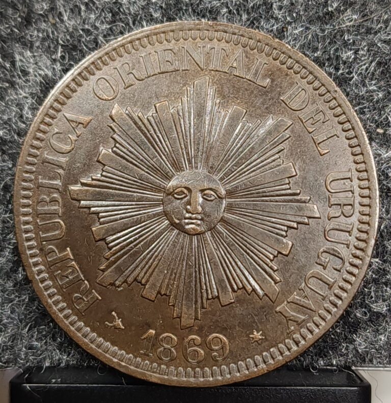 Read more about the article 1869 Uruguay 4 Centesimos