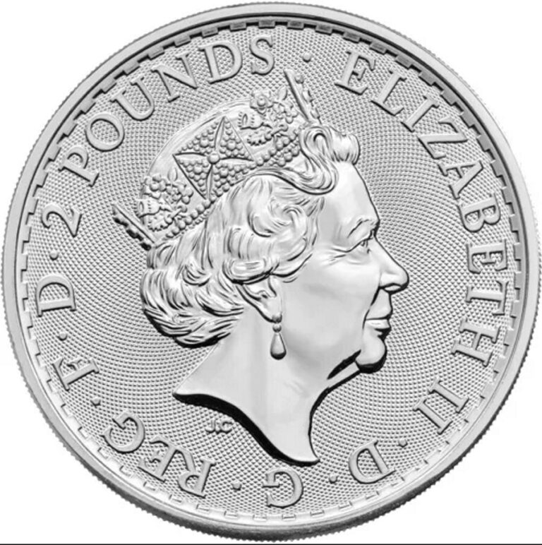 Read more about the article 2022 United Kingdom 2 Pound Silver Britannia .999 1 oz Fine Silver BU – In Stock