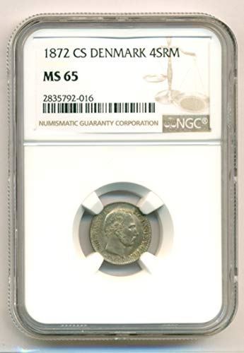 Read more about the article Denmark Silver 1872 CS 4 SRM MS65 NGC