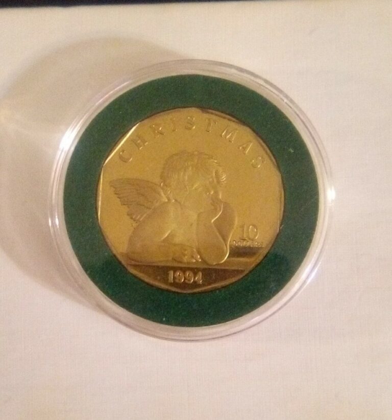 Read more about the article Vintage 1994 Marshall Islands $10 Christmas Heavenly Angel Coin Medal