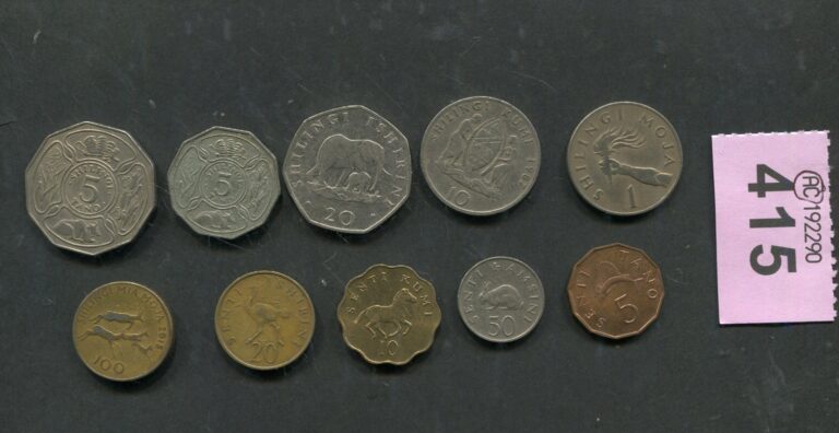 Read more about the article Set of  10    coins of    Tanzania