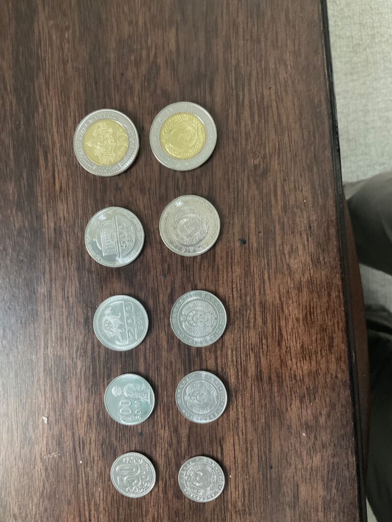 Read more about the article Uzbekistan  .50 100 200 500 1000 Som 5 coins set