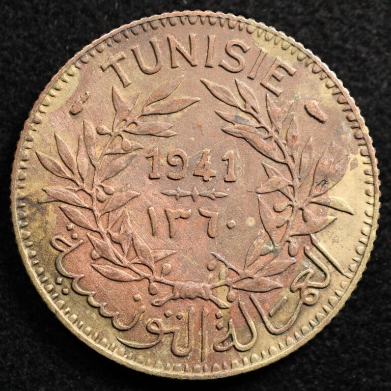 Read more about the article Tunisia 1 Franc 1941  Coin  Inv#F509