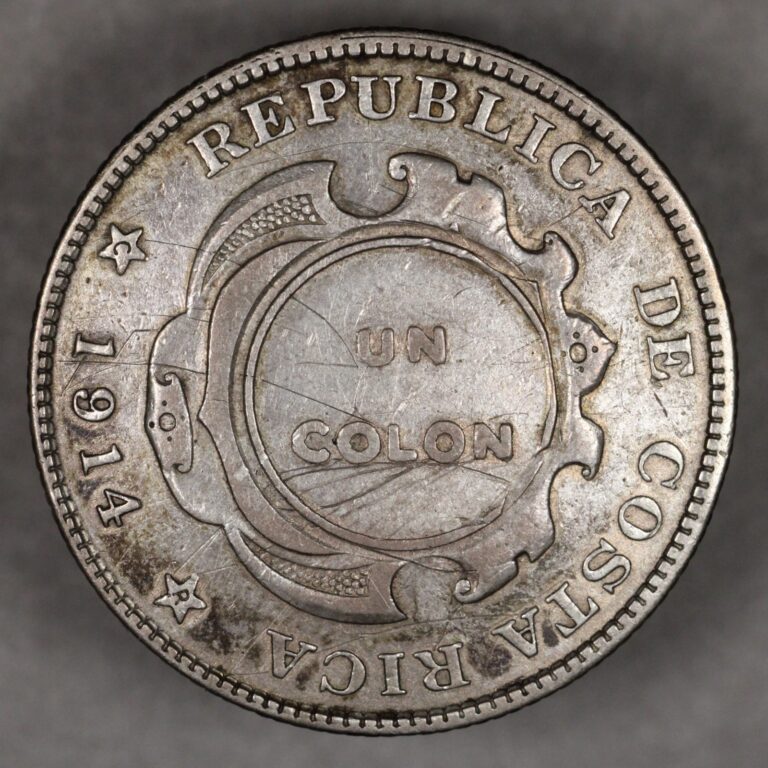 Read more about the article 1923 Costa Rica Silver Colon Counterstamped on 1914