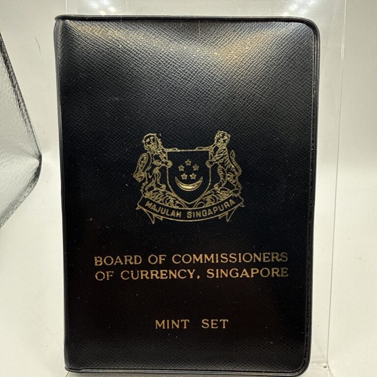 Read more about the article Singapore Mint 6 Coin Set 1969 Original Issue Wallet OGP