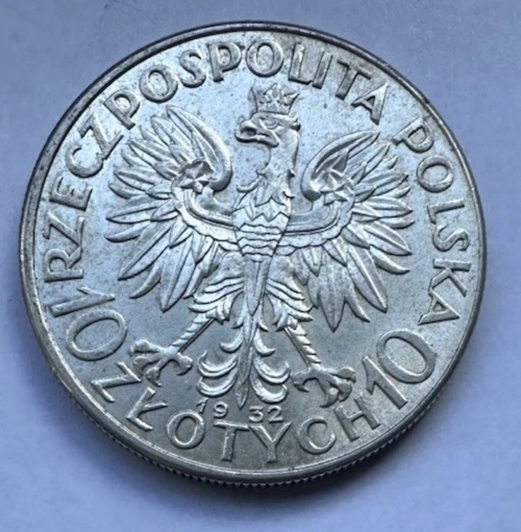 Read more about the article Poland 10 Zlotych 1932  High Grade coin