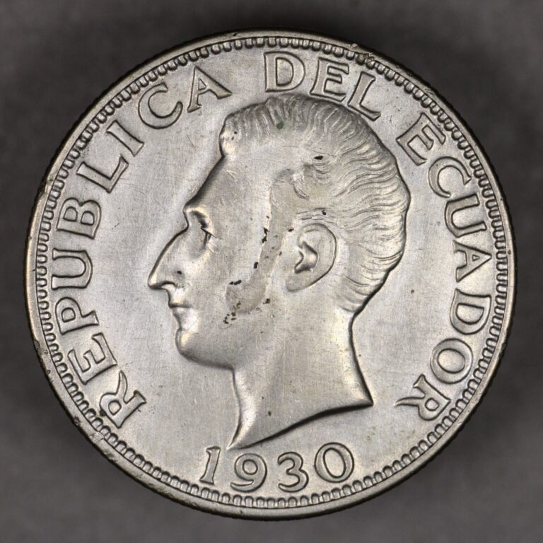 Read more about the article 1930 Ecuador Silver 2 Sucres