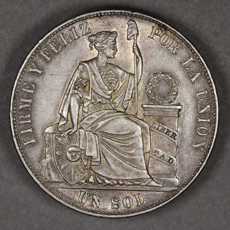 Read more about the article 1885 Peru Silver 1 Sol Lustrous