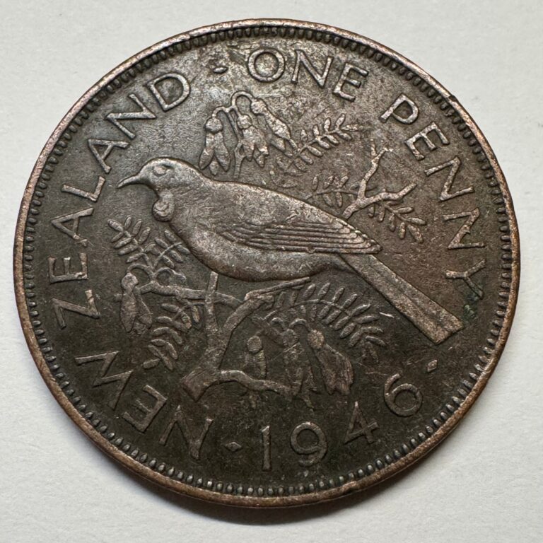 Read more about the article 1946 New Zealand 1 Penny – Coin #C-038