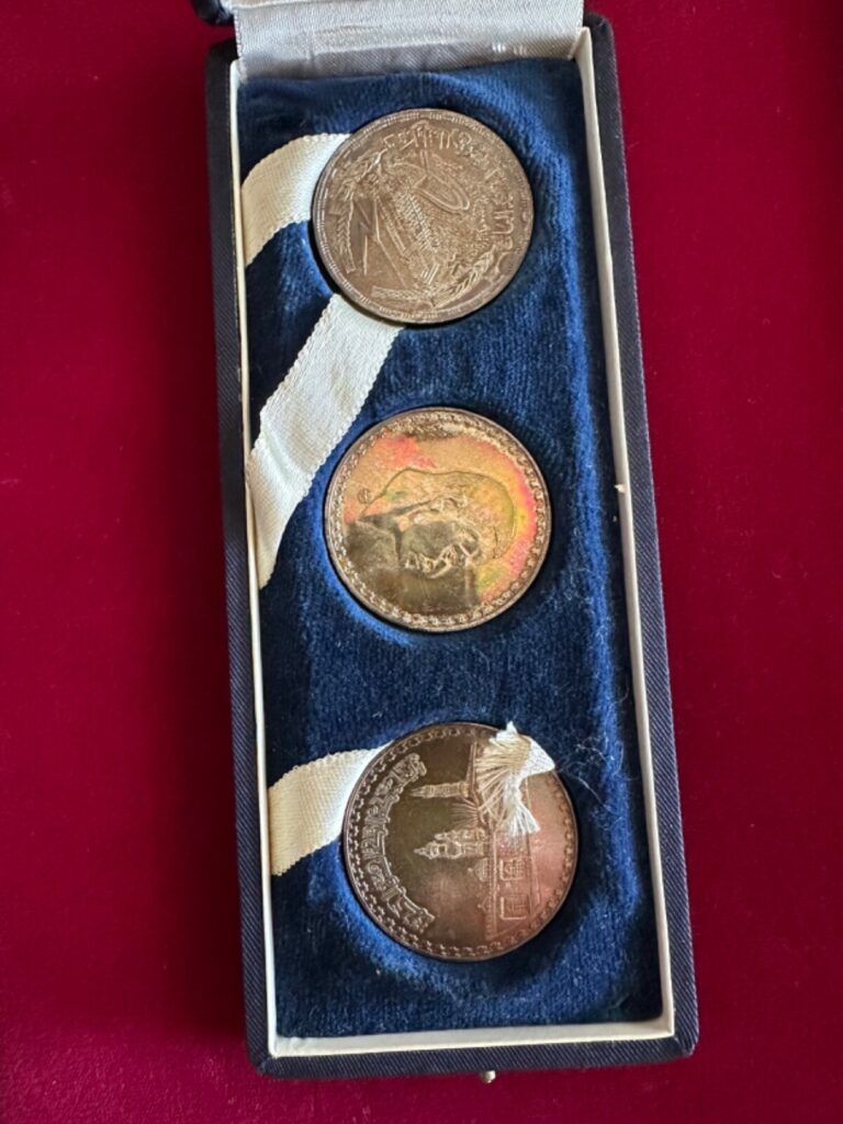 Read more about the article EGYPT  1968-1970 1 POUND UNCIRCULATED SILVER COINS  SET OF (3)  IN ORIGINAL CASE