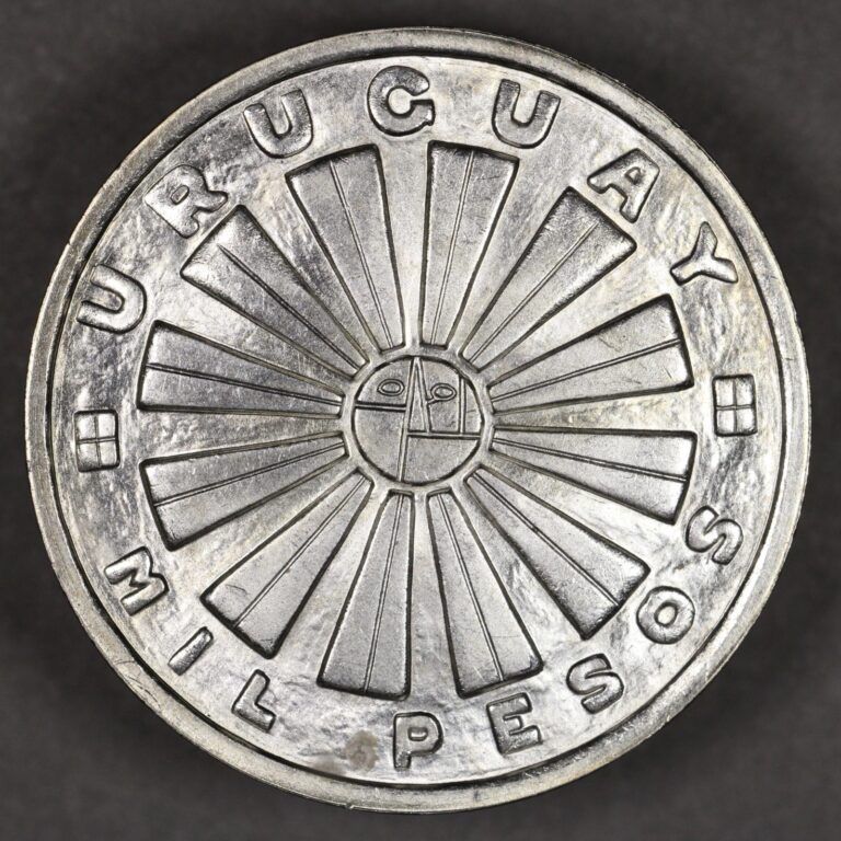 Read more about the article 1969 Uruguay Silver 1000 Pesos FAO Commemorative Uncirculated U9
