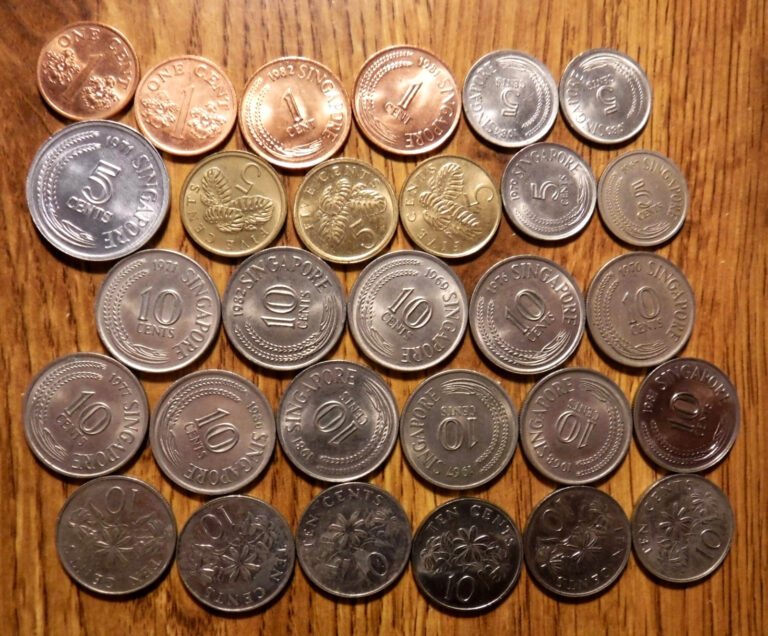 Read more about the article SINGAPORE 29 DIFFERENT MINOR COINS (T68)