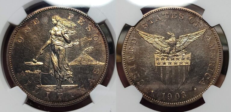 Read more about the article 1903 USA-Philippines Peso Proof NGC PR 61