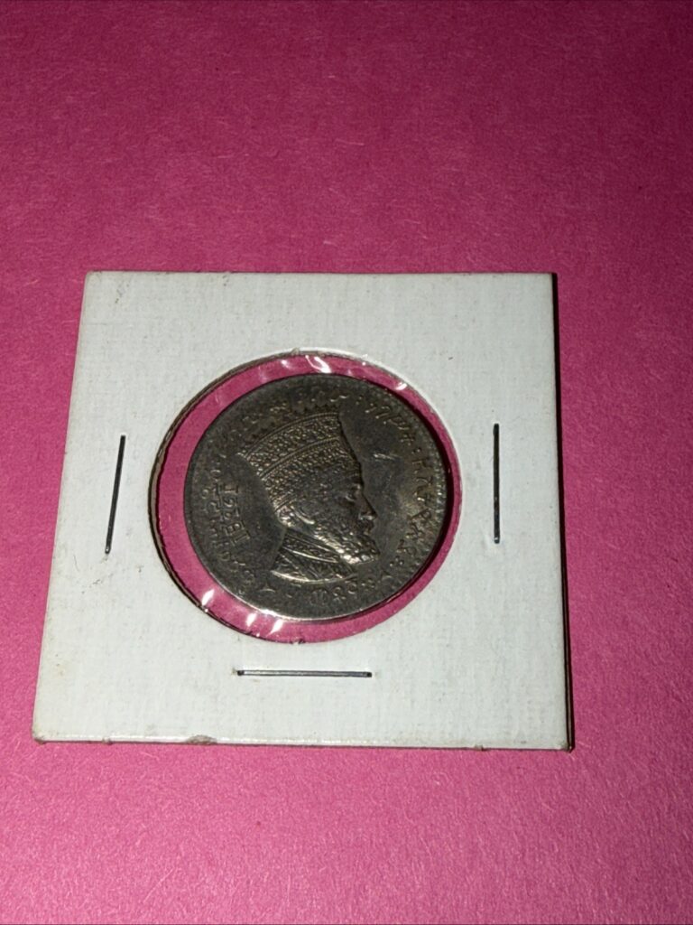Read more about the article 1931BU Ethiopia 25 Matonas Silver Coin! L@@K!!  KM# 30 Ethiopia King Selassie!