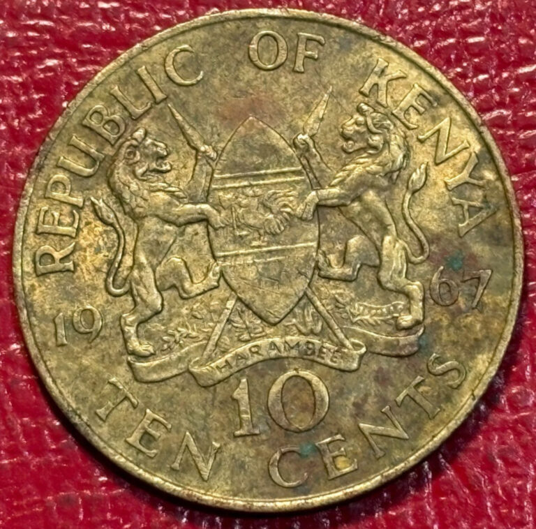 Read more about the article HIGH GRADE DETAILS 1967  KENYA 10 CENTS COIN-OCT480